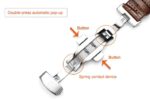 Montville Leather Strap How Butterfly Clasp Works
