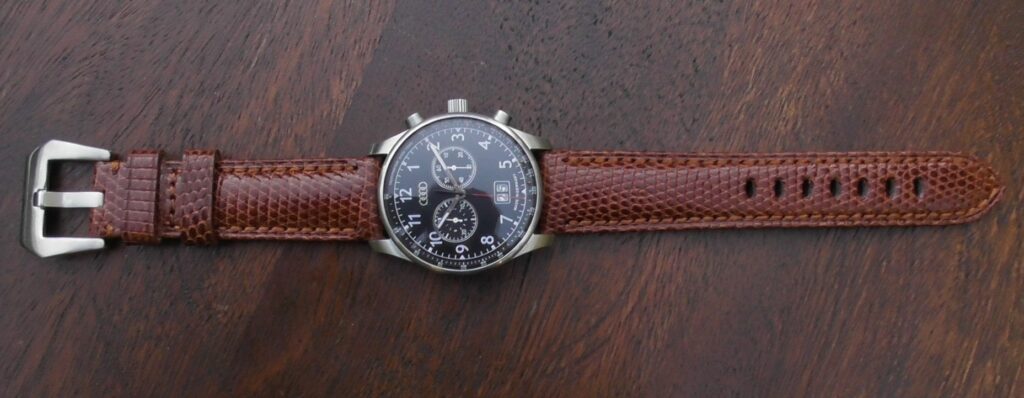 beerwah lizard strap audi watch full view