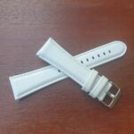 marcoola white leather watch strap with quick release