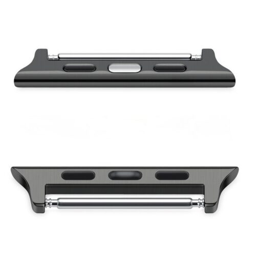 apple watch strap adapter black suits spring bars