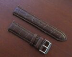 'Eumundi' Vegan Leather Strap Brown Angled