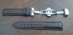 brown alligator watch strap