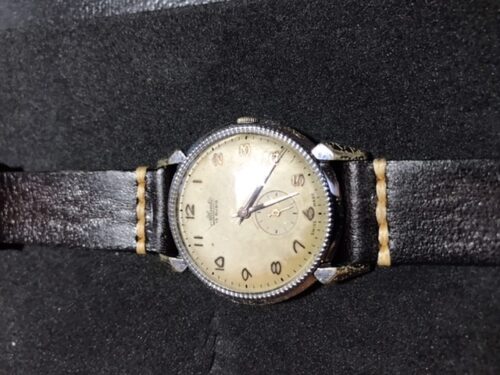 flaxton leather watch strap