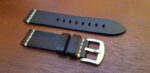 flaxton iItalian calf leather watch strap brown
