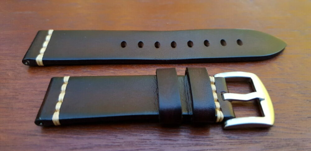 brown leather watch strap band