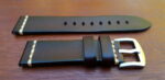 brown leather watch strap band