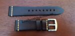brown italian calf leather watch band