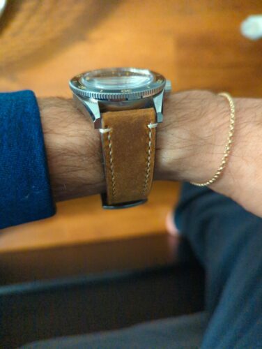 Mapleton Brown Leather Quick Change | Silver Black Gold Buckle photo review