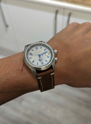 Mapleton Brown Leather Quick Change | Silver Black Gold Buckle photo review