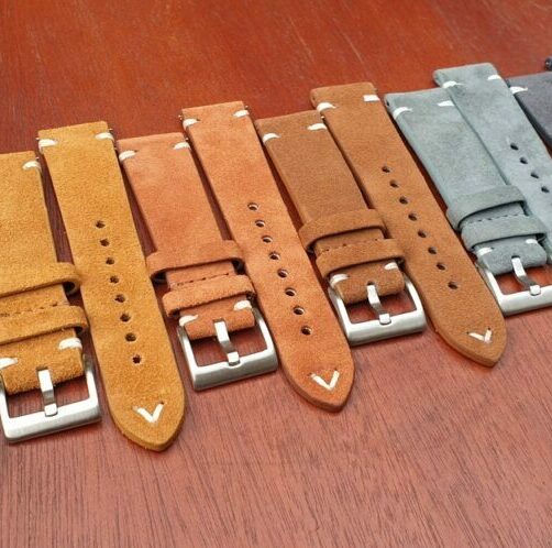 suede leather watch bands all colours