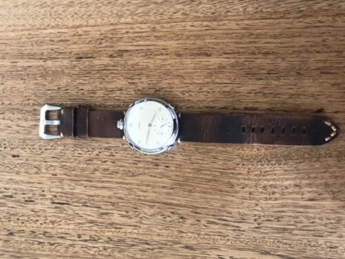 Cooroy leather strap posted by customer