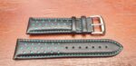 blue hole leather watch band