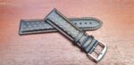 Buddina Le Mans Orange leather watch band