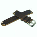 leather watch strap lightly finished leather