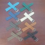 epsom pattern leather watch straps 8 colours