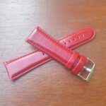marcoola white leather watch strap with quick release