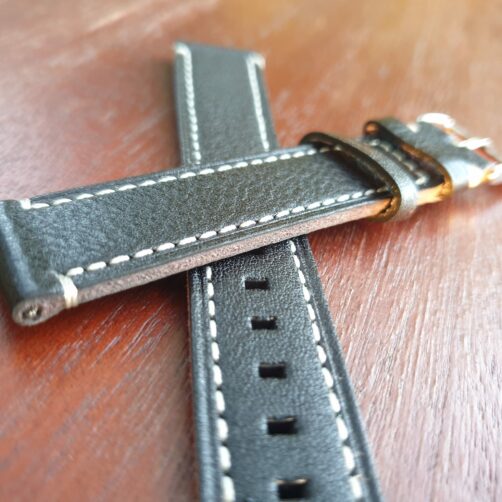 Extra Long Leather Watch Strap / Handmade / Quick Release / 5 Colours / XL / 20mm 22mm