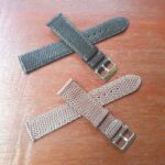 Lizard Skin Thin Style Watch straps in black and brown