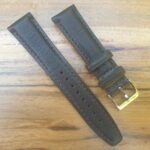 Goat Skin Dark Brown Watch Strap