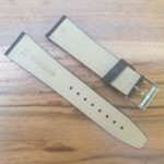 Goat Skin Dark Brown Watch Strap Underside