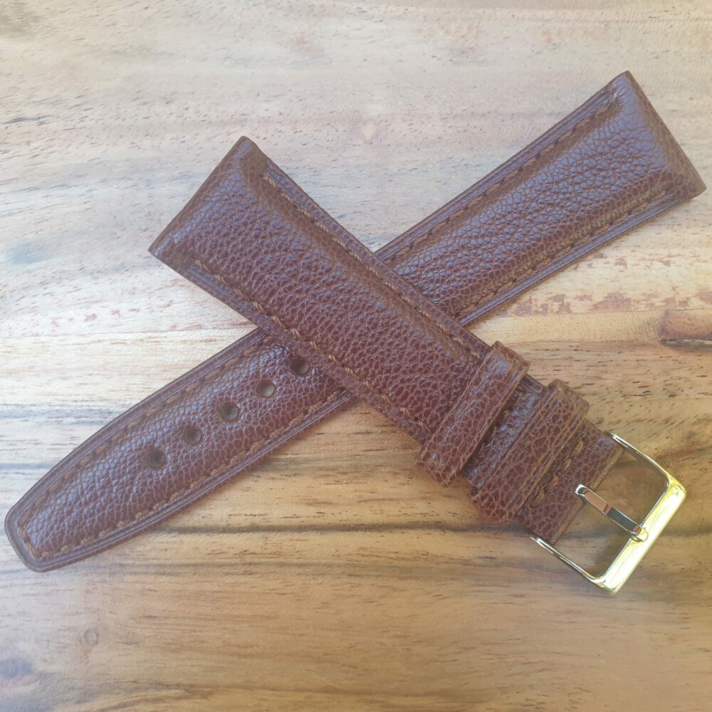 Goat Skin Light Brown Watch Strap
