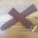 Goat Skin Light Brown Watch Strap