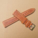 tan leather watch band