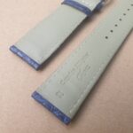 Alligator Blue Underside embossed with genuine alligator logo