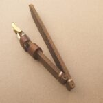 Vintage Style Handmade leather watch strap unburnished edge