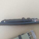 Sideview of Ostrich Quill watch strap