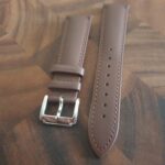 Coolum Brown Plain Leather watch strap