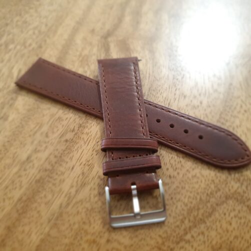 Pialba Brown Leather Watch Band