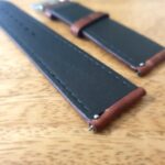 Pialba Brown Leather Watch Strap Underside