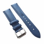 leather watch strap blue