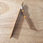 Eudlo Leather Watch Strap Tan with White Edge Stitching on edge to show thickness