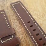 Handmade Square Edge Stitching watch strap