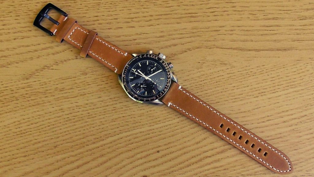 omega brown leather