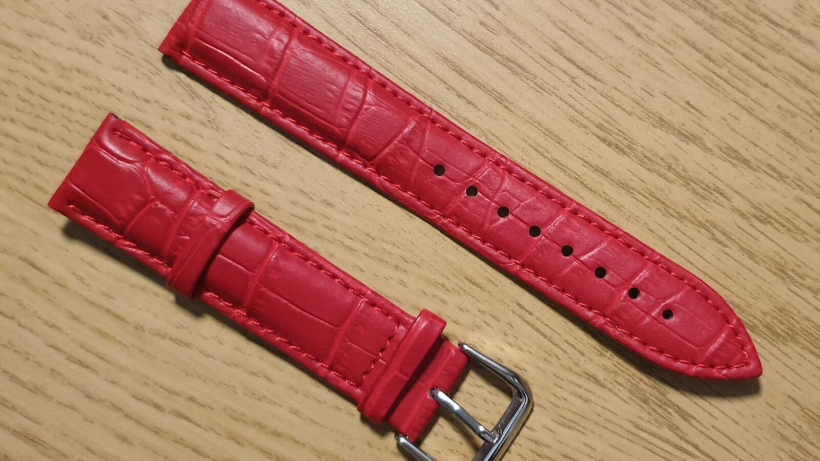noosa australia red leather strap