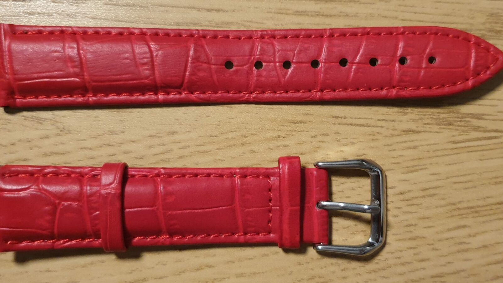noosa australia red leather watch strap