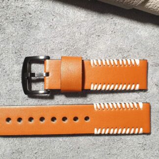 palmwoods tan leather watch strap