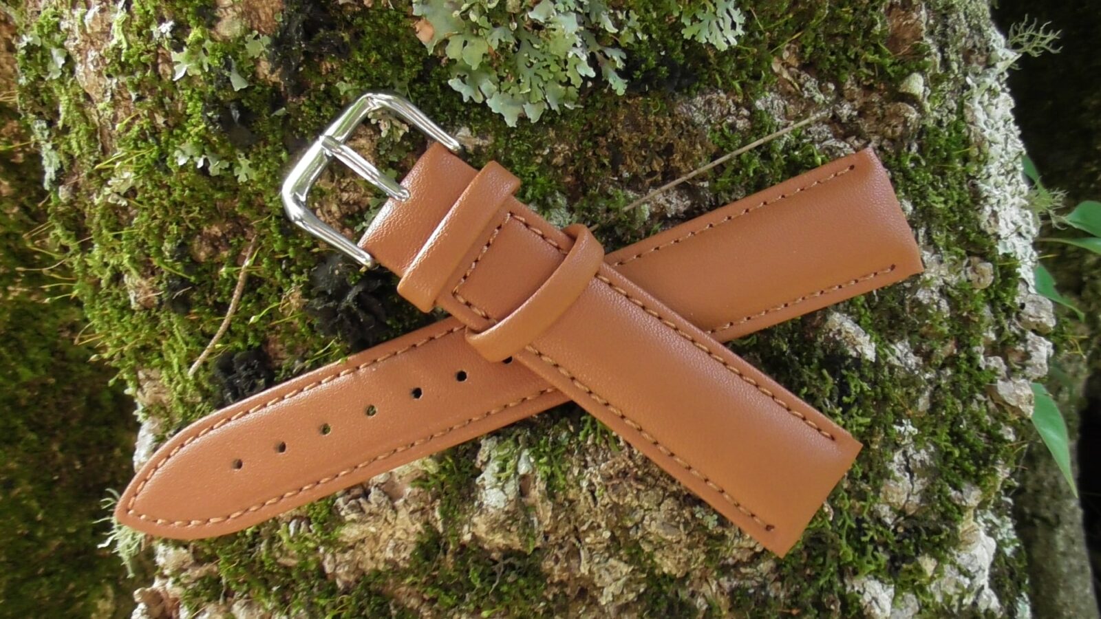 warana australia tan leather watch strap