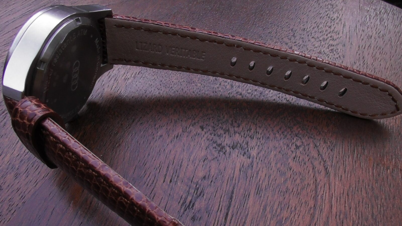 beerwah lizard leather brown watch strap australia