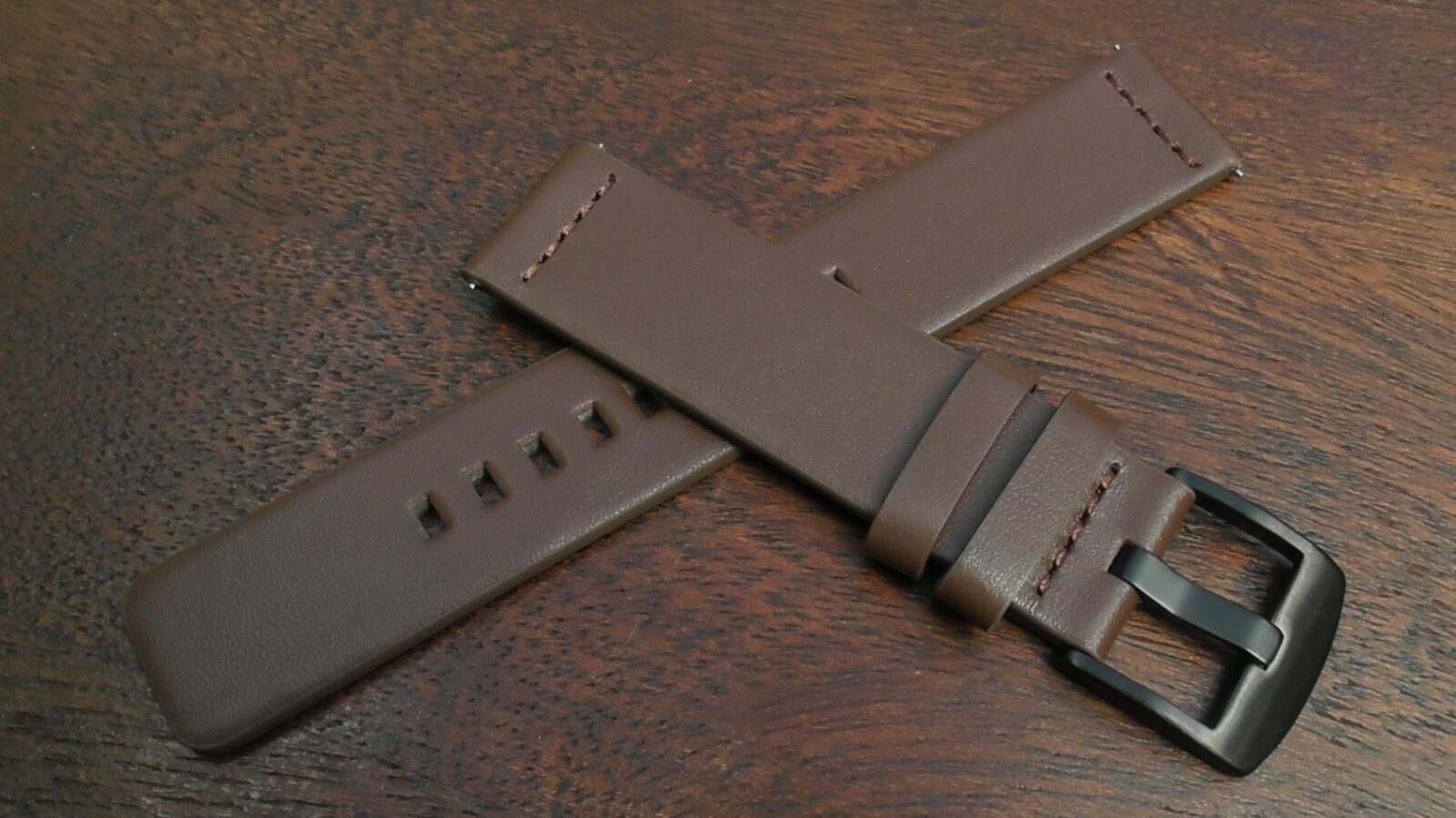 valdora brown leather watch strap