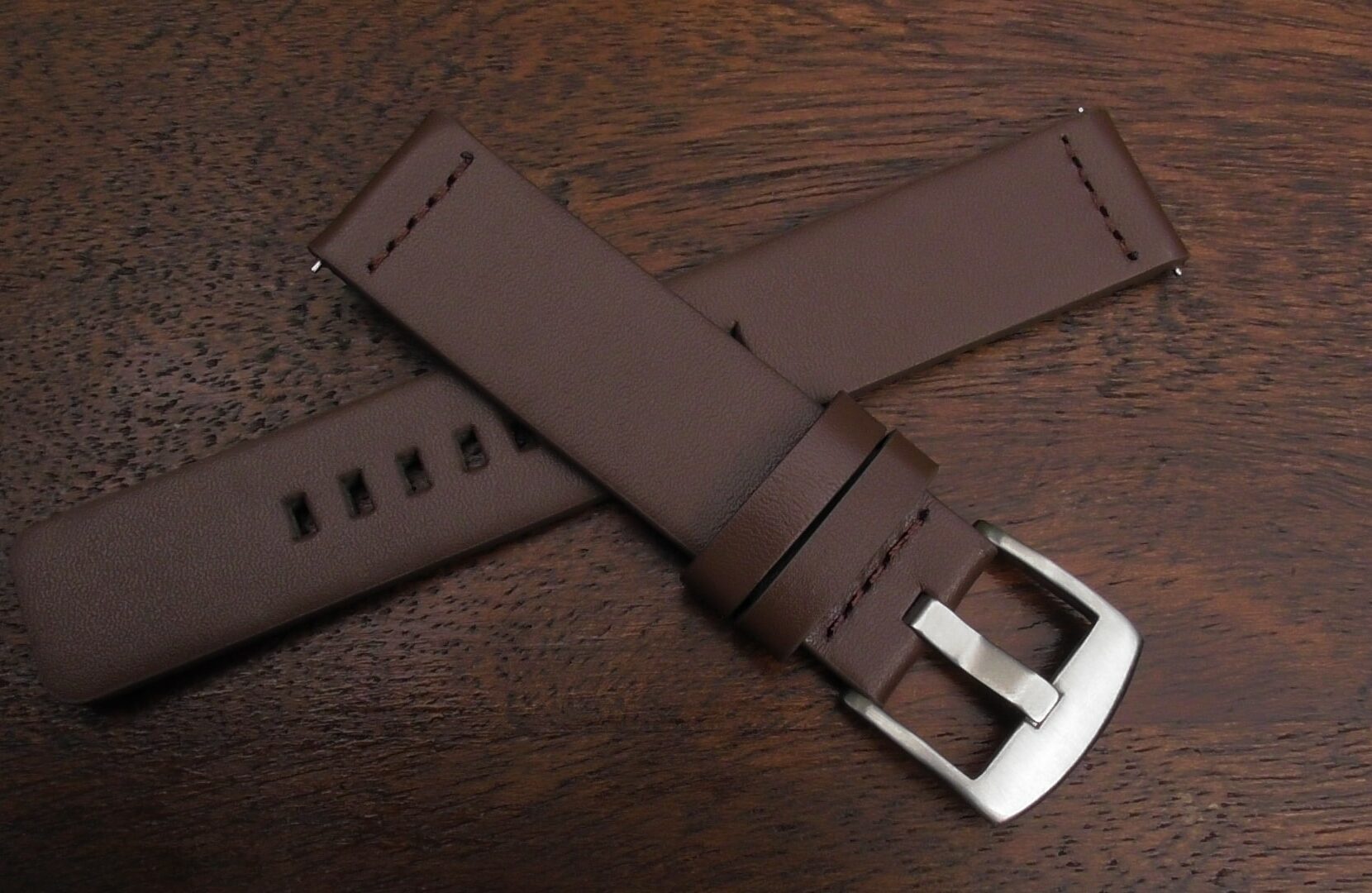 valdora brown leather strap