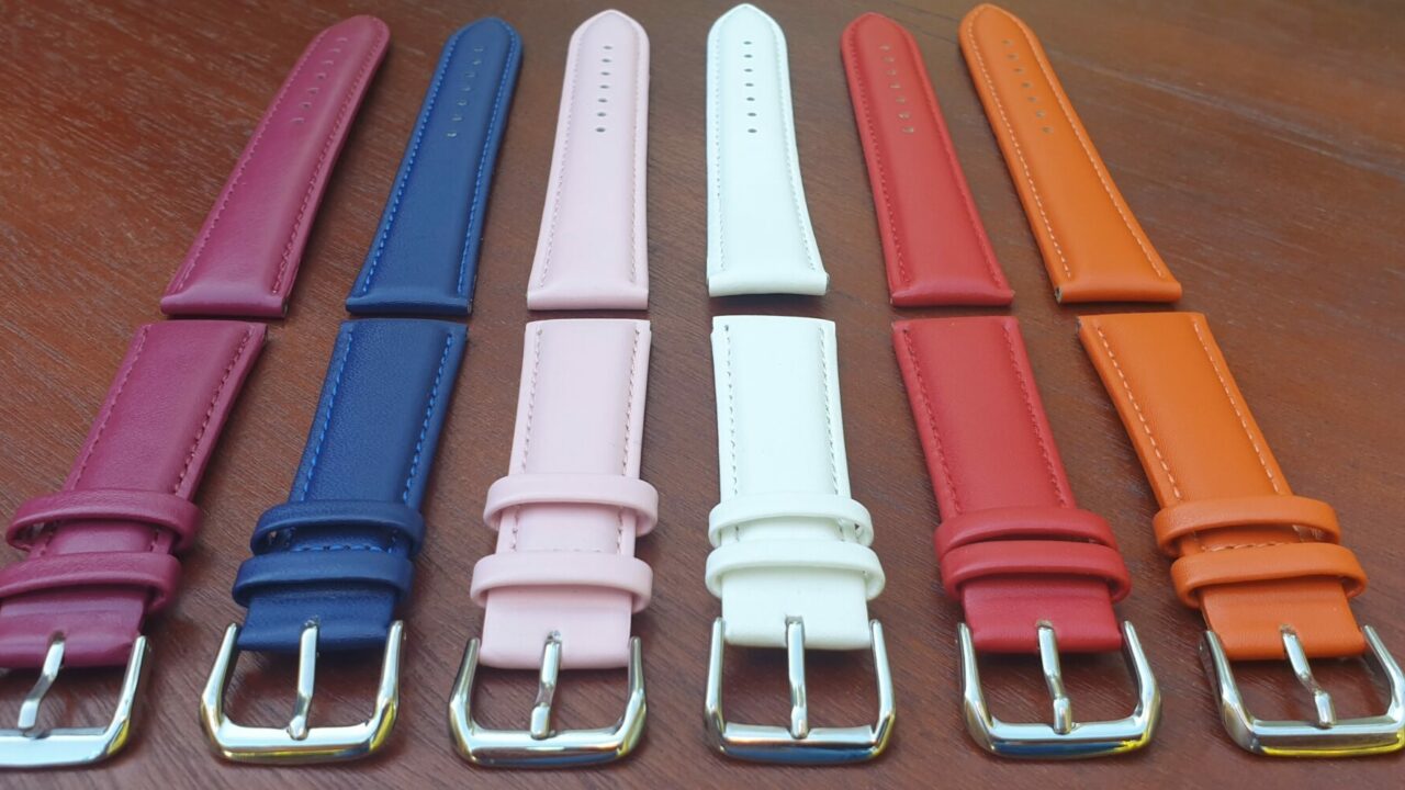 warana leather watch strap colours