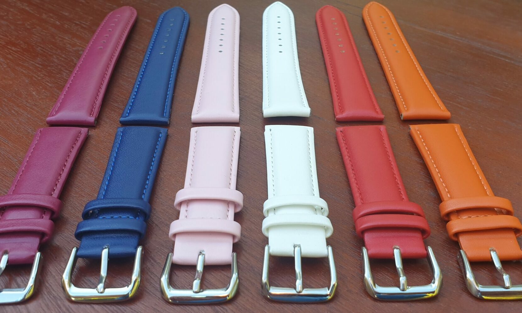 warana leather watch strap colours