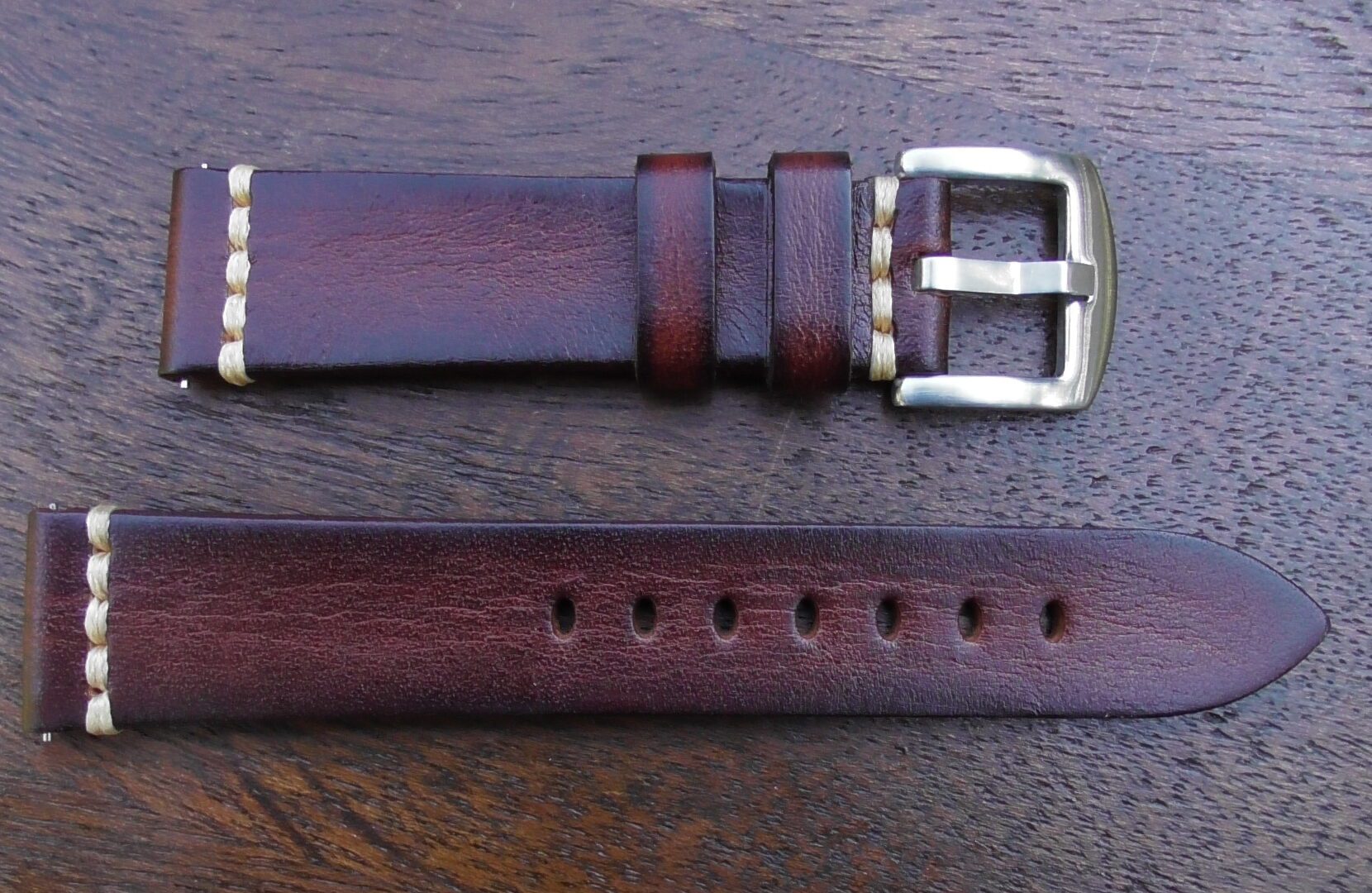 Italian calf leather watch strap