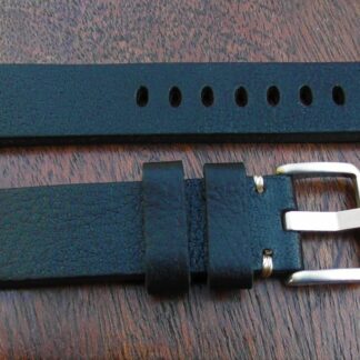 ninderry top grain leather watch strap stainless steel buckle