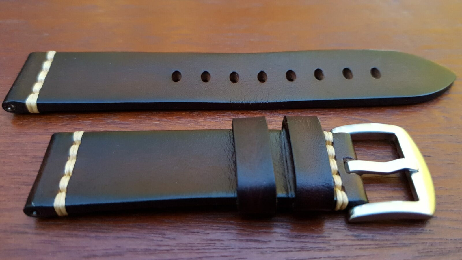 brown leather watch strap band