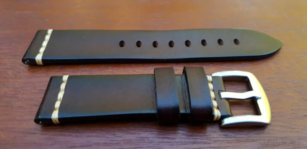 brown leather watch strap band